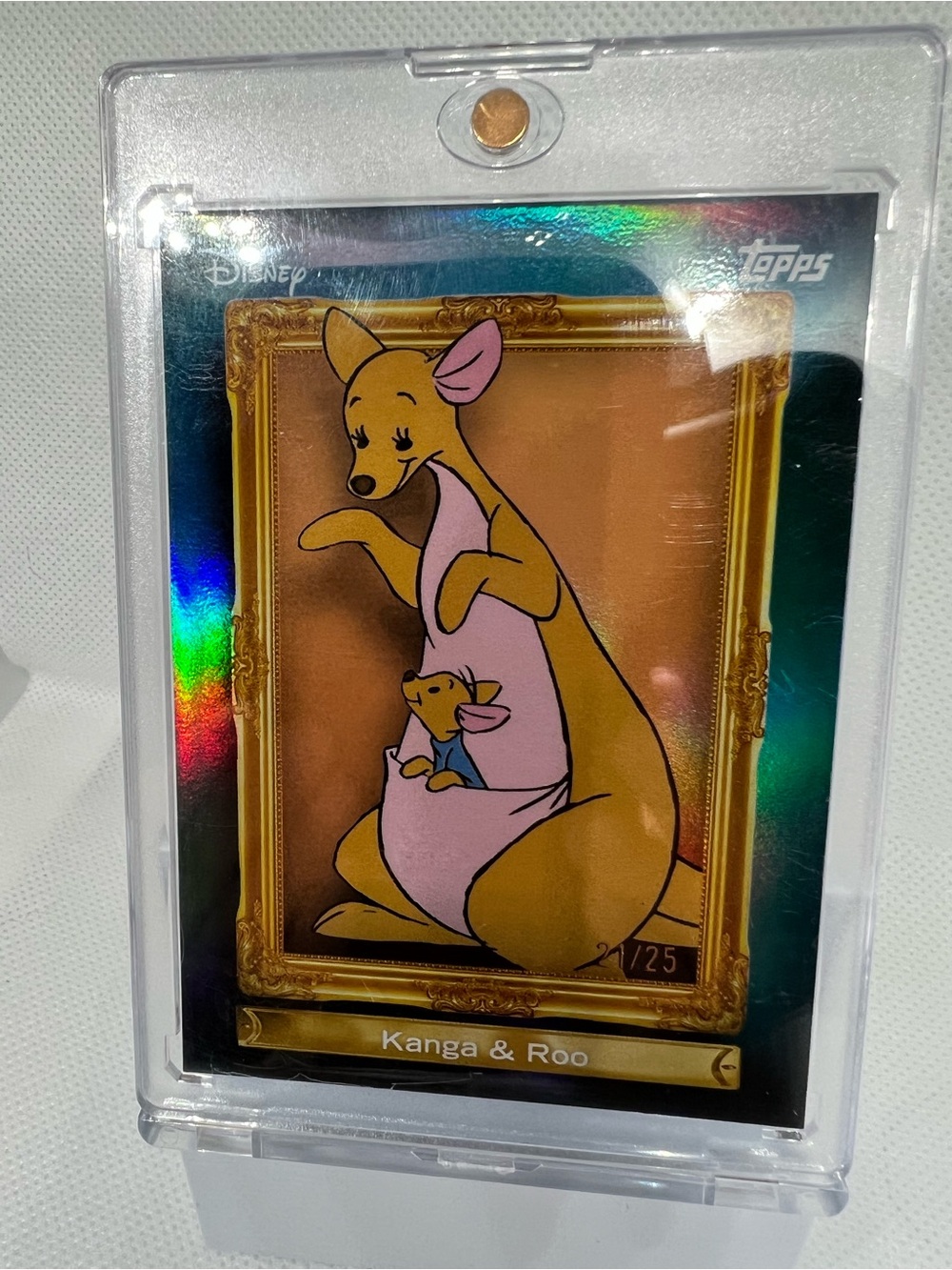 Topps Disney Neon Family First Kanga & Roo (FF-21) Card - Numbered 21/25